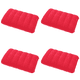 thumbnail image 1 of Almohada de aire inflable de 47x30 cm, plegable, ergonómica para soporte lumbar y de cuello, color rojo, 1 of 2