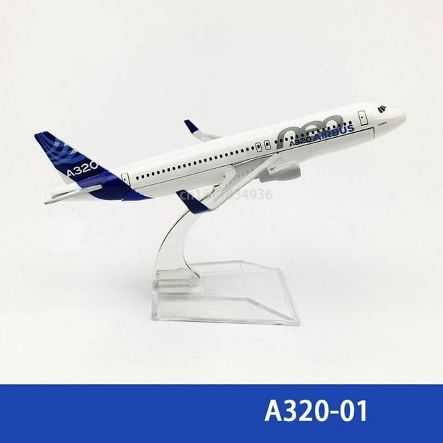 6Inch 15CM A380 A350 A330 A320 Concorde Diecast Airplane Model For Gift Collection,A320 01