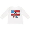 thumbnail image 3 of Inktastic USA Soccer Boys or Girls Long Sleeve Toddler T-Shirt, 3 of 5