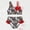 Multicolour, variant on Laipiong Girls 2 Piece Bikini Swimwear Cute Floral Print Tankini Top and Bottom Bathing Suits for Toddler Summer Hawaiian Beach Vacation Swimsuits