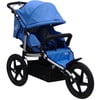 Tike Tech All Terrain X3 Sport Stroller with Canopy, Blue