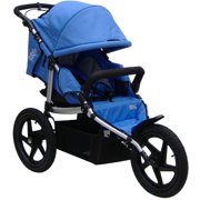 Tike Tech All Terrain X3 Sport Stroller with Canopy, Blue