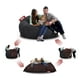 thumbnail image 2 of Puff Cama Queen Size 2 en 1 Baggy Negro 180 x 150 cm, 2 of 4