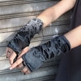 thumbnail image 2 of Guantes Sin Dedos Steampunk De Halloween Para Hombres Y Mujeres, Calentador De Brazo Gótico, Guantes Rasgados Para Cosplay, Disfraz Guardurnaity AP006016-00, 2 of 6