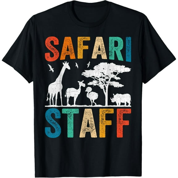 Safari Staff Africa Zoo Wilderness Serengeti Safari Tour T-Shirt