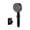 black #2, variant on High-Pressure Handheld Showerhead with 8 Spray Modes | ABS Black Shower Head for Elderly & Kids | 9.45x3.54 Inches | Hard Water Filter | Gym & Home Use