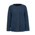 thumbnail image 4 of Fleece Cardigan Sweaters for Women Soft Long Sleeve Jacket with Pockets Button Down Open Front Fall Clothes, 4 of 5