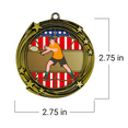 thumbnail image 4 of All Quality Tennis Swirling Stars Design Medals - 1st, 2nd, 3rd Place - 9 Piece Set (3 Pack), 4 of 6