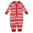 thumbnail image 2 of Matching Family Christmas Pajamas Set, Reindeer Plaid Printed Xmas PJs Loungewear Sleepwear for Women Men Kids, 2 of 5