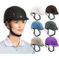 thumbnail image 4 of Med Lg Ovation Deluxe Lightweight Adjustable Horse Riding Schooler Helmet Purple, 4 of 5