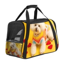 ERJLKXP Poodle Animal Dog Pet Portable Dog Carrier Bag & Cozy Cat Carrying Case for Small Pets,Puppy Soft-Sided Pet Travel Bag