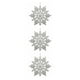 thumbnail image 1 of Yuarrent 12 piezas Hotel al aire libre Navidad copo de nieve decoración Navidad sala de estar colgante decoración vacaciones festival banquete Type1 NO1, 1 of 6