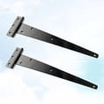 thumbnail image 2 of Miangastore Triangle Hinges Black Iron 2Pcs Suitable for Gates and Furniture, 2 of 8