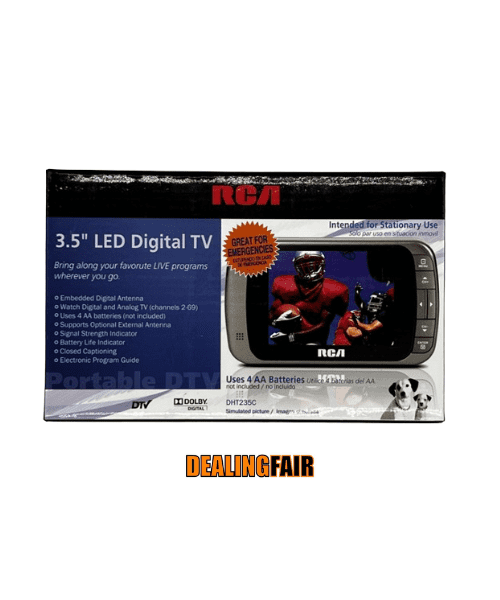 RCA 3.5" 720P LED Television, DHT235A-BL