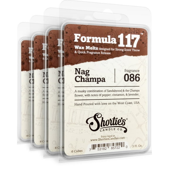 Nag Champa Wax Melts Bulk Pack - Highly Scented   Natural Oils - Shortie's Candle Company