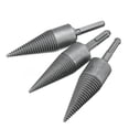 thumbnail image 2 of Cortar troncos Martillo eléctrico Broca Divisor Cono Leña yeacher Vástago cuadrado, 2 of 7