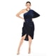 thumbnail image 1 of Vestido de terciopelo de un hombro Roman Fashion /Juvenil, 42723 (Azul marino) azul marino G, 1 of 5