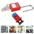 thumbnail image 4 of Miniature Circuit Breaker Lockout Device, Safety Circuit Breaker Lock Rustproof Multipurpose Strong Easy Installation High Strength  for Industry MPCO+38mm Padlock,MPCI+38mm, 4 of 7