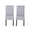 Light Gray/Dark Brown, variant on GDF Studio Percival Contemporary T Stitch Dining Chairs, Set of 2, Natural Fabric and Dark Brown