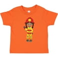 thumbnail image 3 of Inktastic African American Girl, Girl Fireman, Firefighter Girls Toddler T-Shirt, 3 of 5