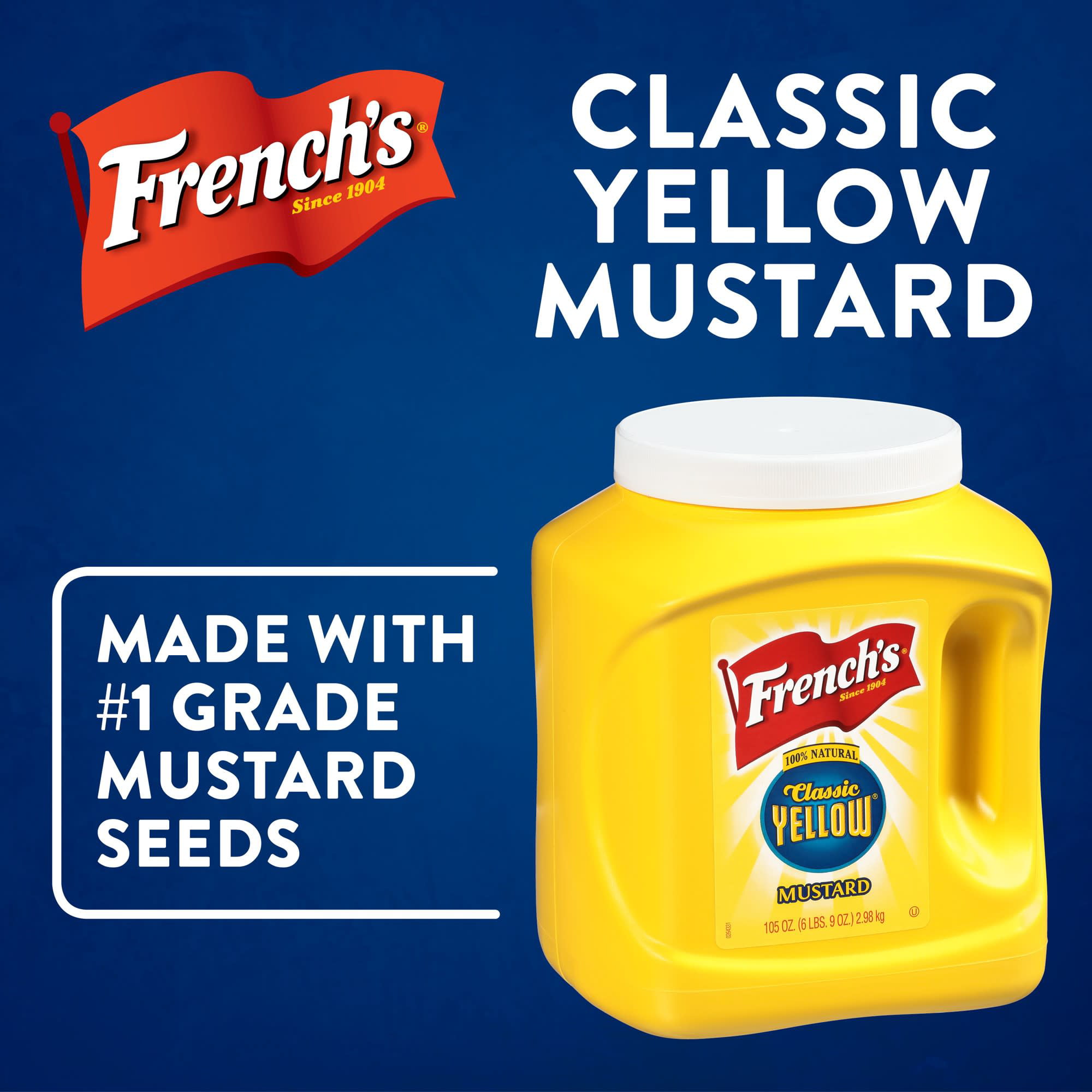 French's Classic Yellow Mustard, 105 oz Mustards - image 5 of 12