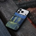thumbnail image 4 of WIRESTER Shockproof Soft Rubber Cover Case for Apple iPhone 17 Pro 6.3" 2025, Starry Night Over The Rhone, 4 of 5