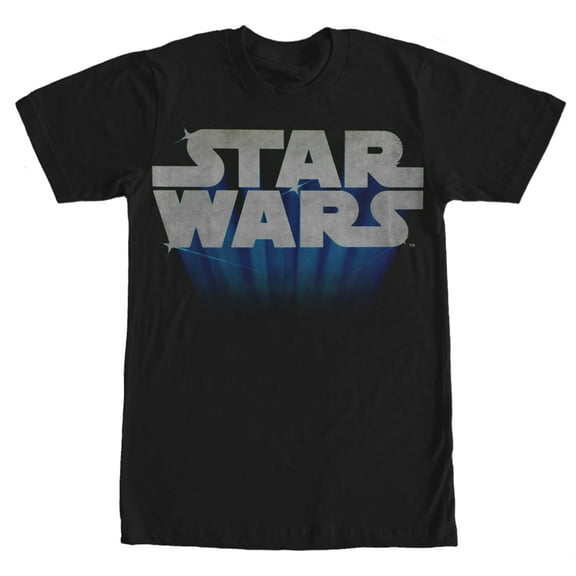 Men's Star Wars Flying Logo  Graphic Tee Black X Large
