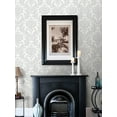 thumbnail image 3 of Advantage Galois Light Grey Damask Wallpaper, 3 of 4
