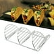 thumbnail image 5 of El soporte para tacos de material acero inoxidable la adaptaciónción a la mayoría de platos y freidoras de aire apto para lavavajillas y horno de grado alimenticio, Capacidad para 3 perfecl Soporte de taco, 5 of 7