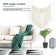 thumbnail image 2 of Macramé para colgar en la pared, tapiz tejido, arte tejido moderno y elegante, decoración del hogar hecha a mano, decoración de pared con cuentas para bodas, dormitorios, salas de estar (93 x 96), 2 of 5