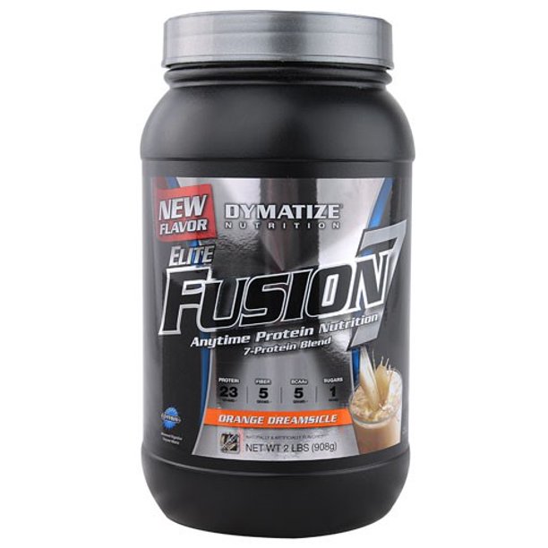 Dymatize Elite Fusion 7 Protein Powder, Orange Dreamsicle, 2 Lb