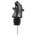 thumbnail image 4 of KAKOWELY Wine Bottle Caps Negro Con Vertedor En Forma De De Leopardo Duradero Y Ligero, 4 of 5