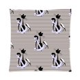 thumbnail image 1 of BSDHOME Striped Sailer Anchor With Cat Zippered Throw Pillow Cover Cushion Case 16x16 inches Two Sides Printing, 1 of 1