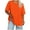 B_Orange, variant on Sevevn Women's Casual Loose Fit T-Shirt Summer Short Sleeve Oversized Top Basic Round Neck Tee for Daily Wear Khaki XL