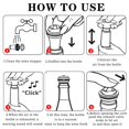 thumbnail image 3 of ckepdyeh 27 piezas tapón de vino resellable bomba de vino tapón de vacío para vino tapones de vacío reutilizables para ahorrar vino tapones de ahorro de vino, 3 of 8