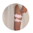 thumbnail image 3 of Product Category Knee Sleeve 2 Smart Bridal Garters Set with Elastic Lace Design for Wedding Day Use, 3 of 8