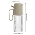 thumbnail image 2 of Distributeur d'Huile Transparent Bouteille d'Huile d'Olive Bouteille Vaporisateur d'Huile Bouteille Vaporisateur d'Huile Type Presse Vaporisateur d'Huile, 2 of 8