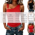 thumbnail image 2 of WRFWUL Womens Summer Asymmetrical One Shoulder Ribbed Tank Tops Metal Ring Detail Fitted Sleeveless Camisole Shirts, 2 of 4