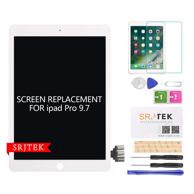 Screen Replacement for Apple iPad Pro 9.7" LCD Display Touch Digitizer Glass Assembly (White)