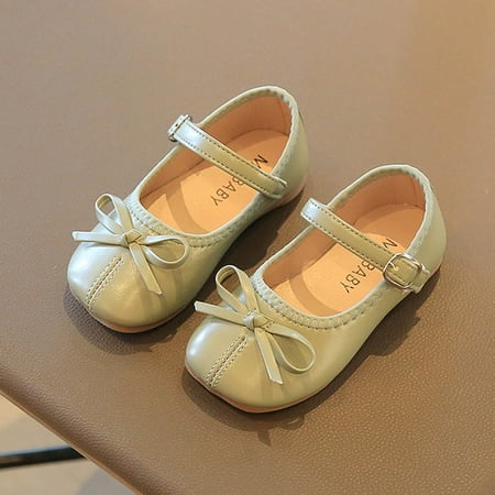

LYCAQL Toddler Shoes Summer and Autumn Girls Boots Cute Flat Solid Color Bow Buckle Casual and Comfortable Kids Shoes Girls Boots Winter (Green 23)