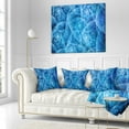 thumbnail image 2 of Designart Dark Blue Fractal Dramatic Clouds - Abstract Throw Pillow - 18x18, 2 of 4
