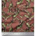thumbnail image 1 of Soimoi Cotton Voile Fabric Leaves & Texture Print Sewing Fabric Yard 42 Inch Wide, 1 of 2