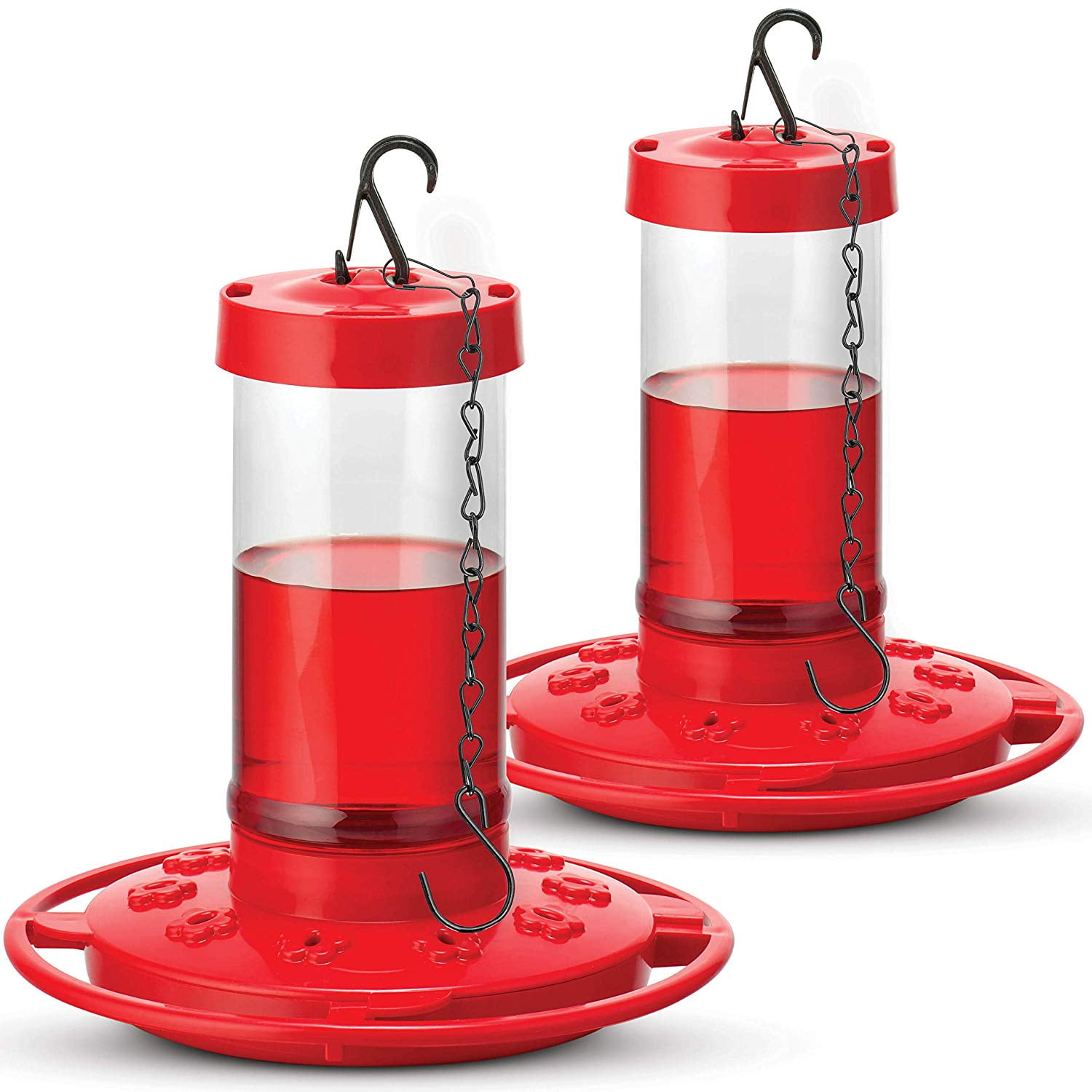 Hummingbird Feeders for Outdoors 16 Ounce [Set of 2] Feeder Include