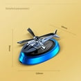 thumbnail image 4 of DAMIFU Car Air Freshener Solar Power Rotating Airplane Helicopter Car Perfume Auto Automatic Aroma Diffuser Auto Interior Decoration blue, 4 of 8