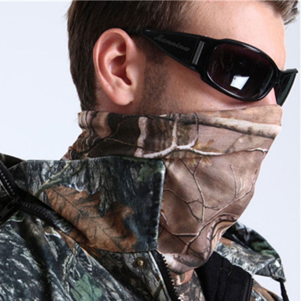 Realtree Real Tree Leaf Camouflage Camo Snood Scarf Face Mask Head Covers Hat 