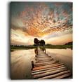 thumbnail image 2 of Makeshift Wooden Pier Over River, 2 of 3