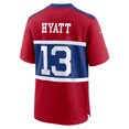 thumbnail image 3 of Youth Nike Jalin Hyatt Red New York Giants Game Jersey, 3 of 3