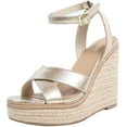 thumbnail image 6 of Women's Criss Cross Ankle Strap Espadrille Platform Wedge Sandals Basset Soda, 6 of 6