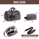 thumbnail image 5 of Bolsa de viaje SHENHU Weekender con compartimento para zapatos, color gris, 5 of 8