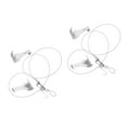 thumbnail image 6 of Masteelf 4 pcs  Heavy Duty Picture Hanging Wire Kit Supports Picture Frame Hanging Kit Stainless Steel Wire Rope For Hanging Artwork Mirrors Paintings, 6 of 8